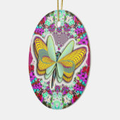 「蝶の自由」 セラミックオーナメント (左)