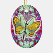 「蝶の自由」 セラミックオーナメント (裏面)