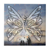 蝶の自由 タイル (正面)