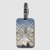 蝶の自由 ラゲッジタグ (正面縦)
