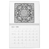 蝶の色の12ヶ月のバラ カレンダー (3月 2026)