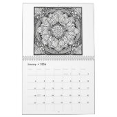 蝶の色の12ヶ月のバラ カレンダー (1月 2026)