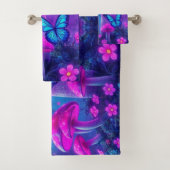 蝶の花キノコ – フィアヤコア バスタオルセット (インサイチュ)