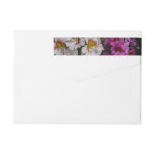 蝶の花ホワイトピンクと紫 ラップアラウンドラベル (裏面)