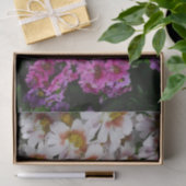 蝶の花ホワイトピンクと紫 薄葉紙 (ギフト)