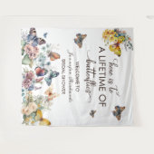 蝶の花束 | ウェルカム ブライズシャワー タペストリー (正面(横))