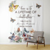 蝶の花束 | ウェルカム ブライズシャワー タペストリー (インサイチュ)