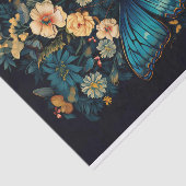 蝶の花模様2 Decopage紙 薄葉紙 (詳細)