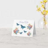 蝶の花考え自然の一般的 カード (黄色い花)