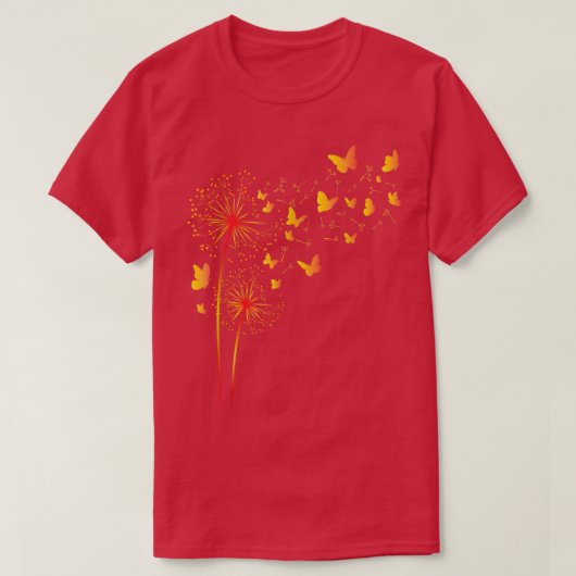 蝶の花蝶の恋人の昆虫学 Tシャツ (デザイン正面)