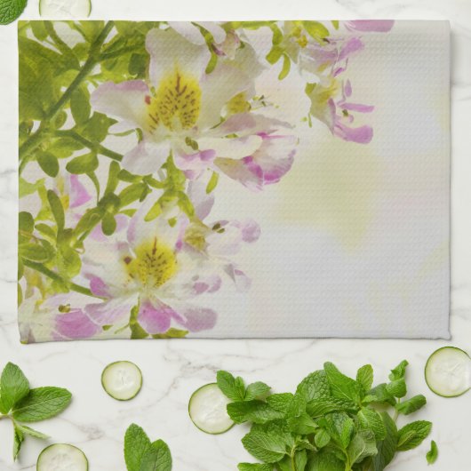 蝶の花 キッチンタオル (折り畳み)