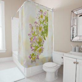 蝶の花 シャワーカーテン