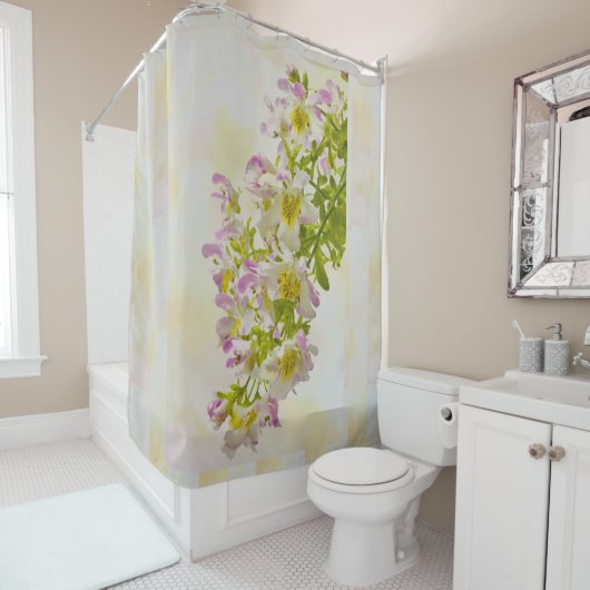 蝶の花 シャワーカーテン (インサイチュ)