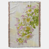 蝶の花 スローブランケット (正面縦)