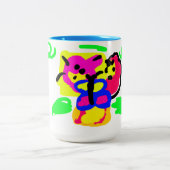蝶の花 ツートーンマグカップ (中央)