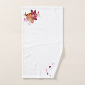 蝶の花 バスタオルセット (ハンドタオル)