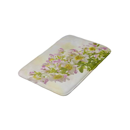 蝶の花 バスマット (アングル)