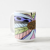 蝶の花 ブランケット コーヒーマグカップ (正面左)