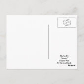 蝶の花 ポストカード (裏面)