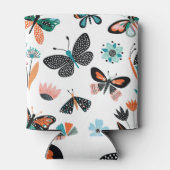 蝶の花：手描きコレクション 缶クーラー (裏面)