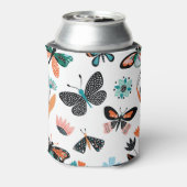 蝶の花：手描きコレクション 缶クーラー (缶裏面)
