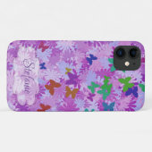 蝶の花(紫) Case-Mate iPhoneケース (裏面(横))