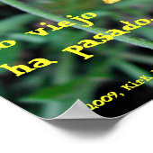 蝶の花 – 2 Corintios 5:17 ポスター (角)