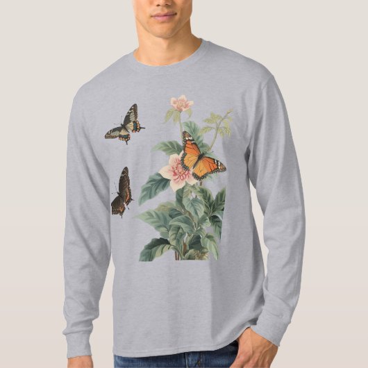蝶の花 🌹 Tシャツ (正面)