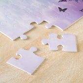 蝶の虹が輝く ジグソーパズル (側面)