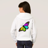 蝶の虹の空の花ガーリー友達 (裏面フル)