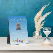 蝶の記念プレート フォトプラーク (側面)