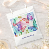 蝶の誕生日パーティーシャワ結婚ーズ フェイバーバッグ (クリップ留めされた状態)