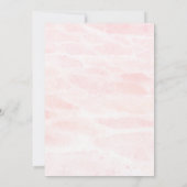 蝶の誕生日パーティー招待状 招待状 (裏面)