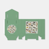 蝶の誕生日、パーティーのコラージュのアイテム フェイバーボックス (折り畳みなし)