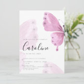 蝶の誕生日 招待状 (スタンド正面)