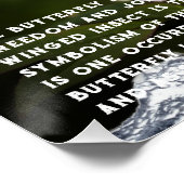 蝶の象徴ポスター ポスター (コーナー)