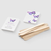 蝶の赤ちゃんシャワエレガントーありがとうスクリプト ハンドファン (組立なし)