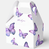 蝶の赤ちゃんシャワエレガントーありがとうスクリプト フェイバーボックス (裏面)