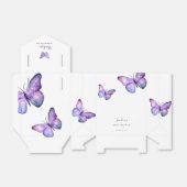 蝶の赤ちゃんシャワエレガントーありがとうスクリプト フェイバーボックス (折り畳みなし)