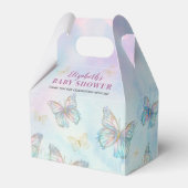 蝶の赤ちゃんシャワーに会って魅惑の夢 フェイバーボックス (正面サイド)
