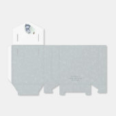 蝶の赤ちゃんシャワーを持つ可愛い象 フェイバーボックス (折り畳みなし)