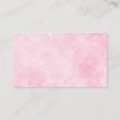 蝶の赤ちゃんシャワーゲームの数を推測する エンクロージャーカード (裏面)