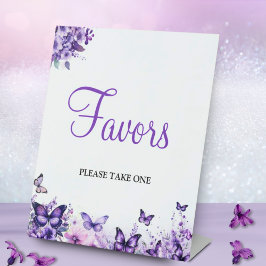 蝶の赤ちゃんシャワー好み 台座サイン