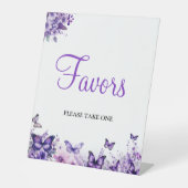 蝶の赤ちゃんシャワー好み 台座サイン (正面)