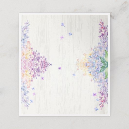 蝶の赤ちゃんシャワー食品ラベルまたは座席表 プレイスカード (外部開封)