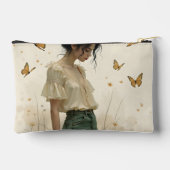 蝶の踊りの穏やかな優雅さ アクセサリーポーチ (裏面)