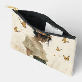 蝶の踊りの穏やかな優雅さ アクセサリーポーチ (見開き)
