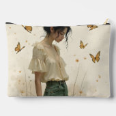 蝶の踊りの穏やかな優雅さ アクセサリーポーチ (裏面)