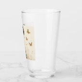 蝶の踊りの穏やかな優雅さ タンブラーグラス (左)