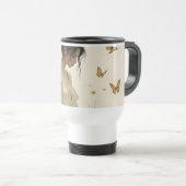 蝶の踊りの穏やかな優雅さ トラベルマグ (正面右)